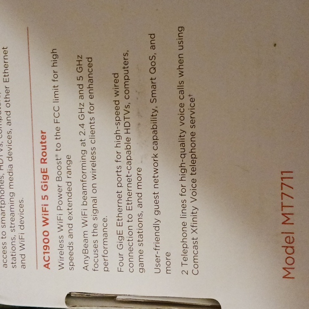 Motorola Black AC1900 WiFi Router - Picture 9 of 10